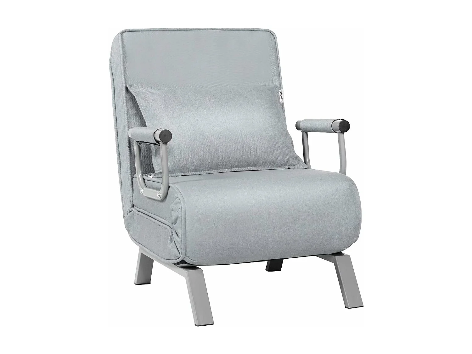 4-in-1 slaapstoel, inklapbaar, slaapbank met 5 standen, verstelbare rugleuning,bankbed met metalen frame, belastbaar tot 150 kg TH32639