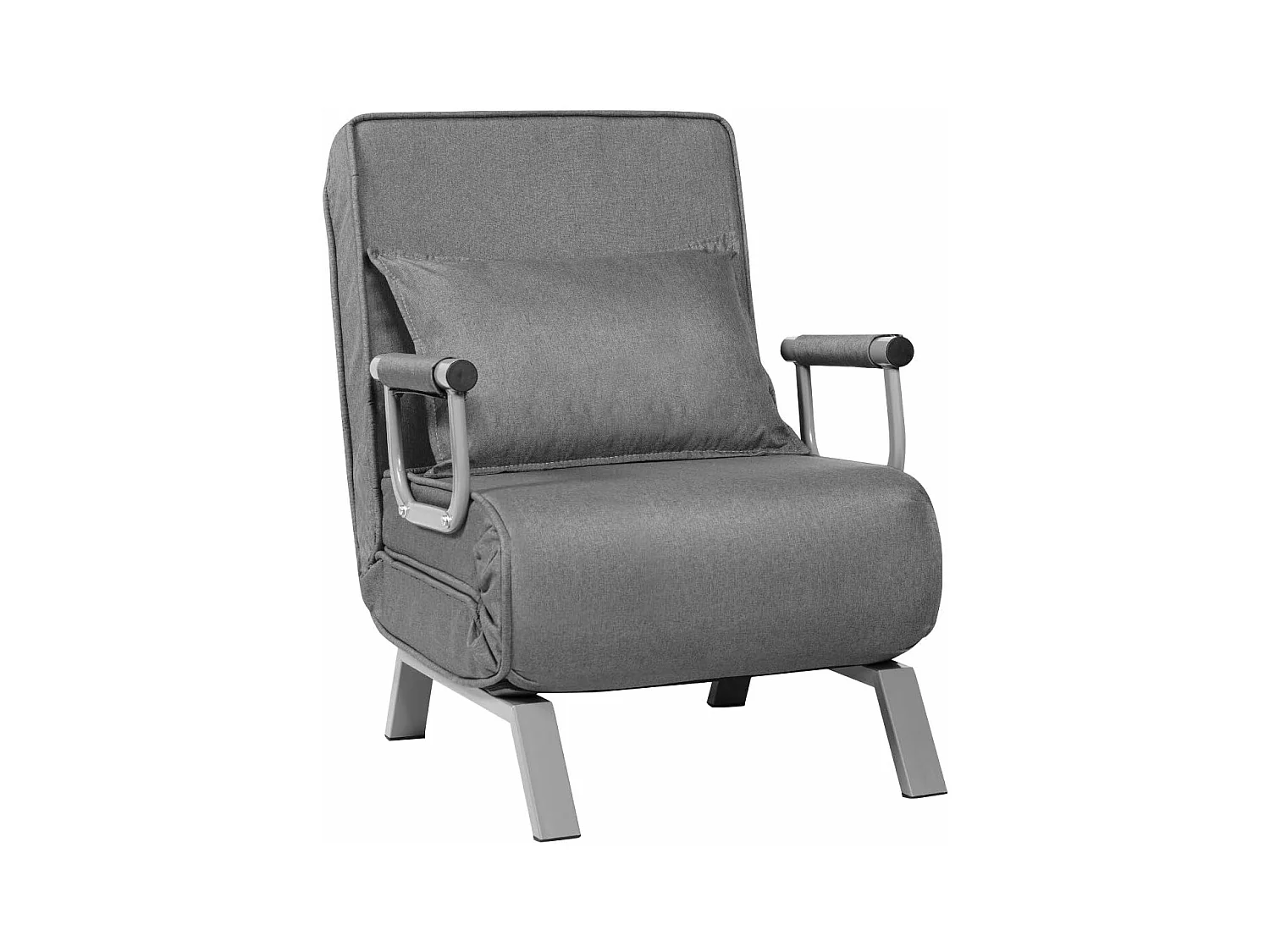 4-in-1 slaapstoel, inklapbaar, slaapbank met 5 standen, verstelbare rugleuning, bankbed met metalen frame, belastbaar tot 150 kg TH32639