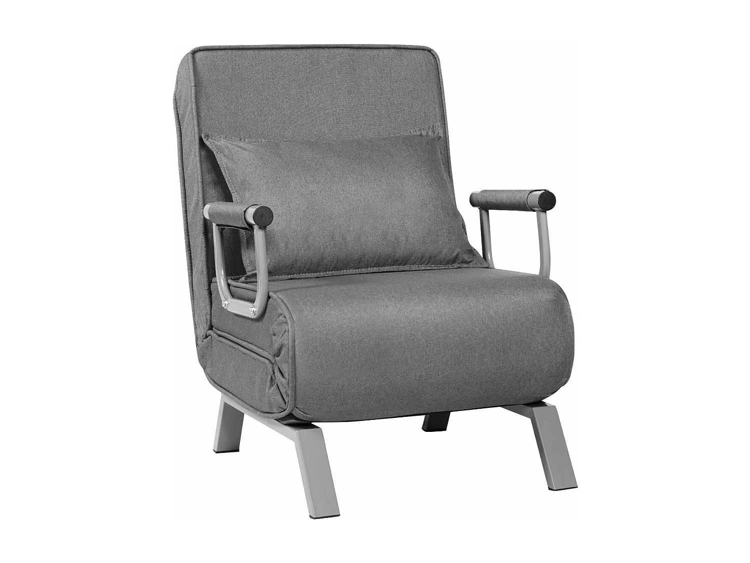 4-in-1 slaapstoel, inklapbaar, slaapbank met 5 standen, verstelbare rugleuning, bankbed met metalen frame, belastbaar tot 150 kg TH32639