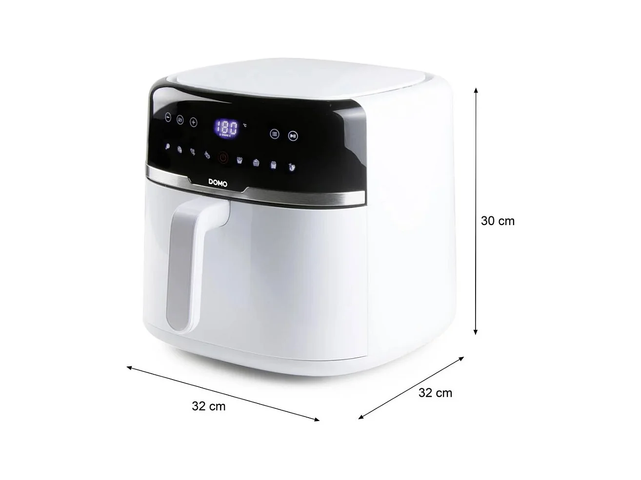 Domo Friteuse sans huile 8l 1800w blanc - DO1148FR