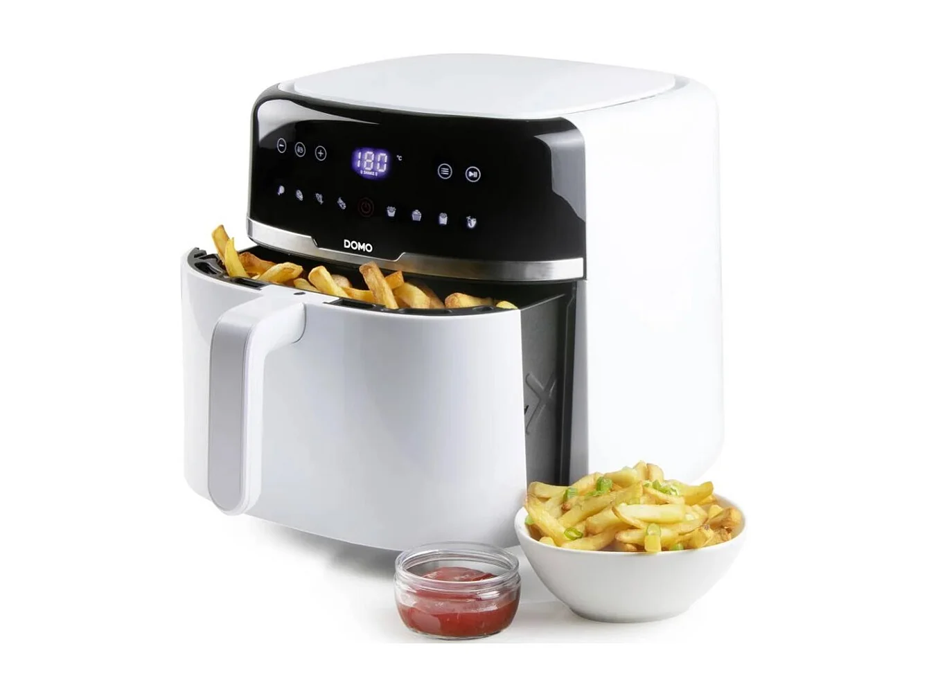 Domo Friteuse sans huile 8l 1800w blanc - DO1148FR