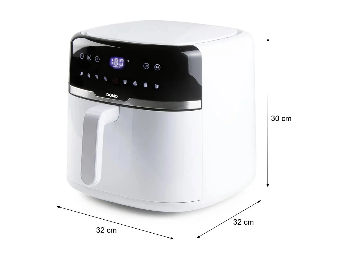 Domo Friteuse sans huile 8l 1800w blanc - DO1148FR