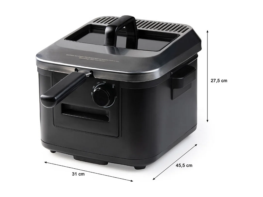 Domo Friteuse 4l 2000w noir - DO545FR
