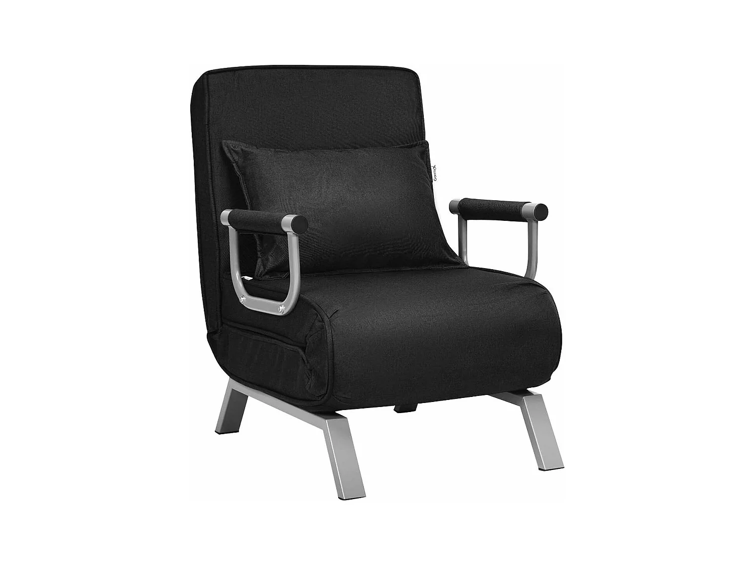 4-in-1 slaapstoel, inklapbaar, slaapbank met 5 standen, verstelbare rugleuning,bankbed met metalen frame, belastbaar tot 150 kg TH32639