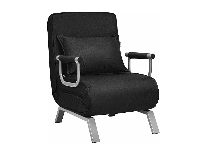 4-in-1 slaapstoel, inklapbaar, slaapbank met 5 standen, verstelbare rugleuning,bankbed met metalen frame, belastbaar tot 150 kg TH32639