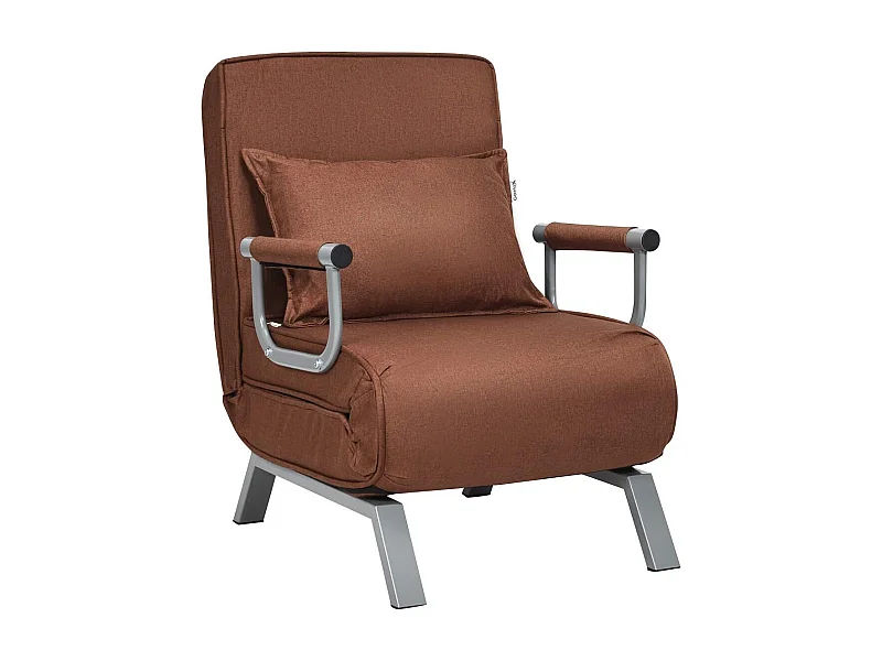 4-in-1 slaapstoel, inklapbaar, slaapbank met 5 standen, verstelbare rugleuning,bankbed met metalen frame, belastbaar tot 150 kg TH32639