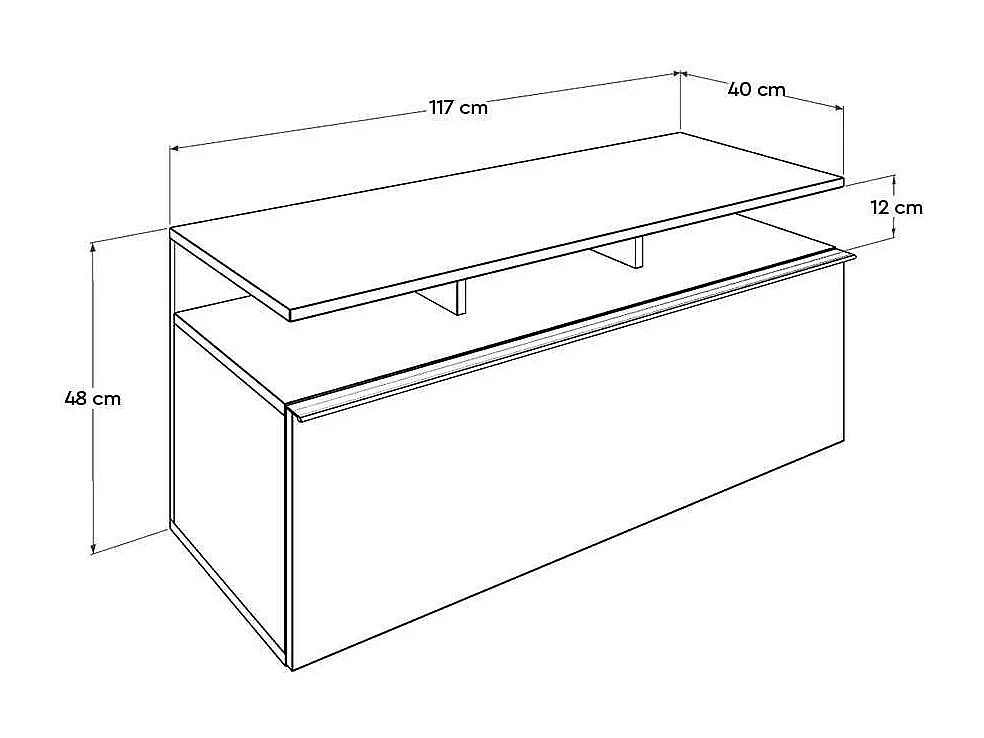 TV-meubel-TVC-529-Zwarte walnoot