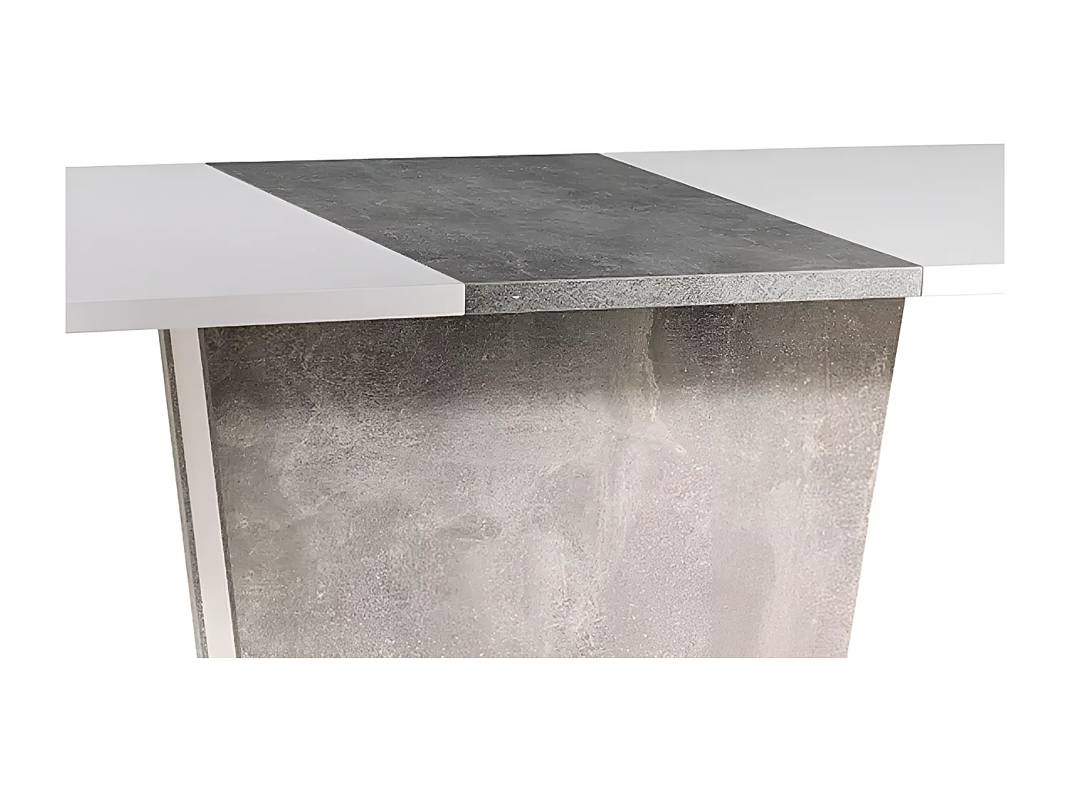 Tavolo da pranzo Calypso/Allungabile/Materiale legno/Bianco&Grigio