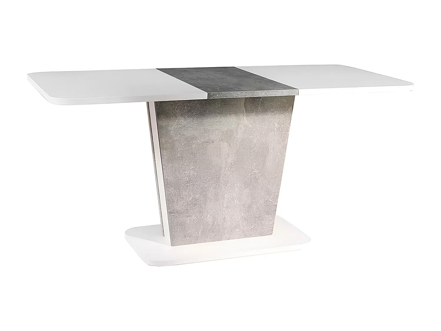 Tavolo da pranzo Calypso/Allungabile/Materiale legno/Bianco&Grigio