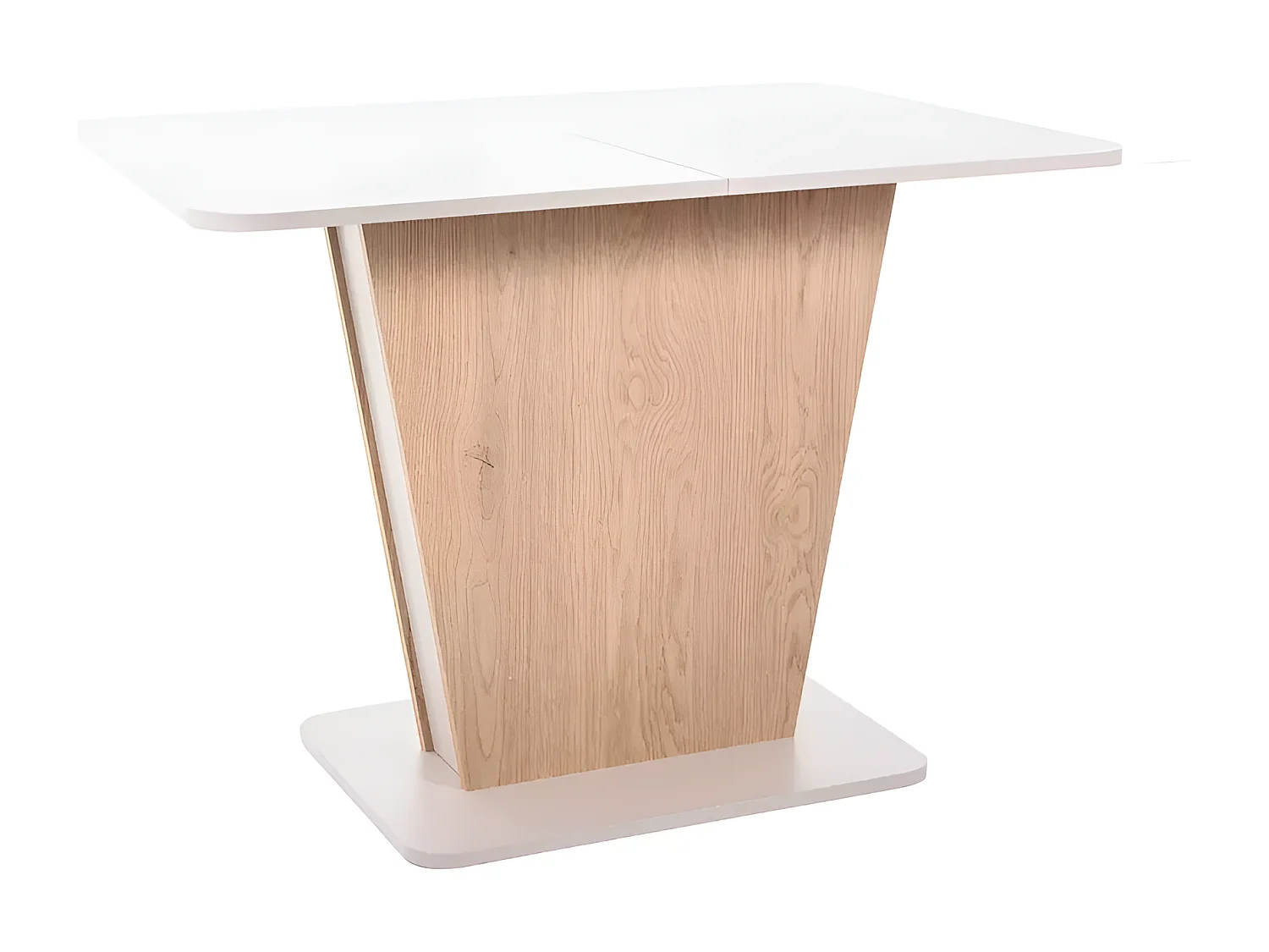 Esstisch Calypso/Erweiterbar/Holzwerkstoff/Weiss&Braun