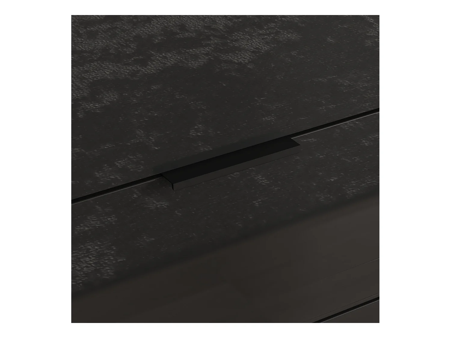 Commode Moderne avec 9 Tiroirs et Compartiment, Armoire avec pieds en forme de L, Chambre, 140 x 40 x 76, Noir Brillant