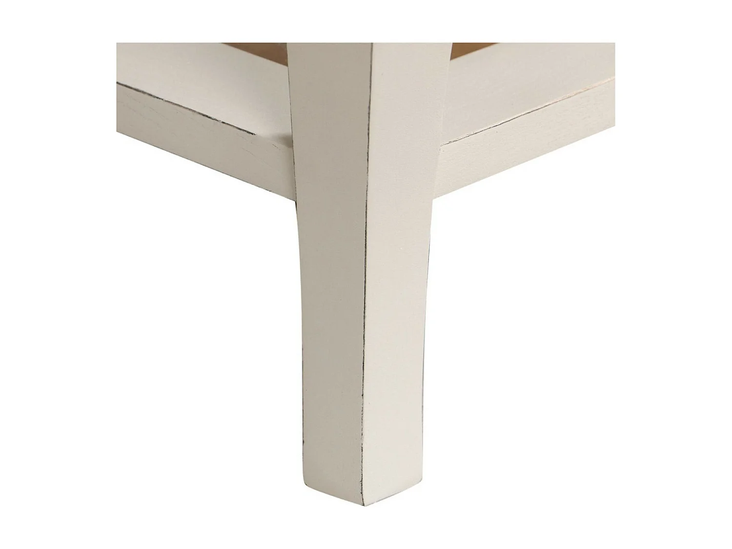 Table basse rectangulaire Bois Blanc - Provence Interior's