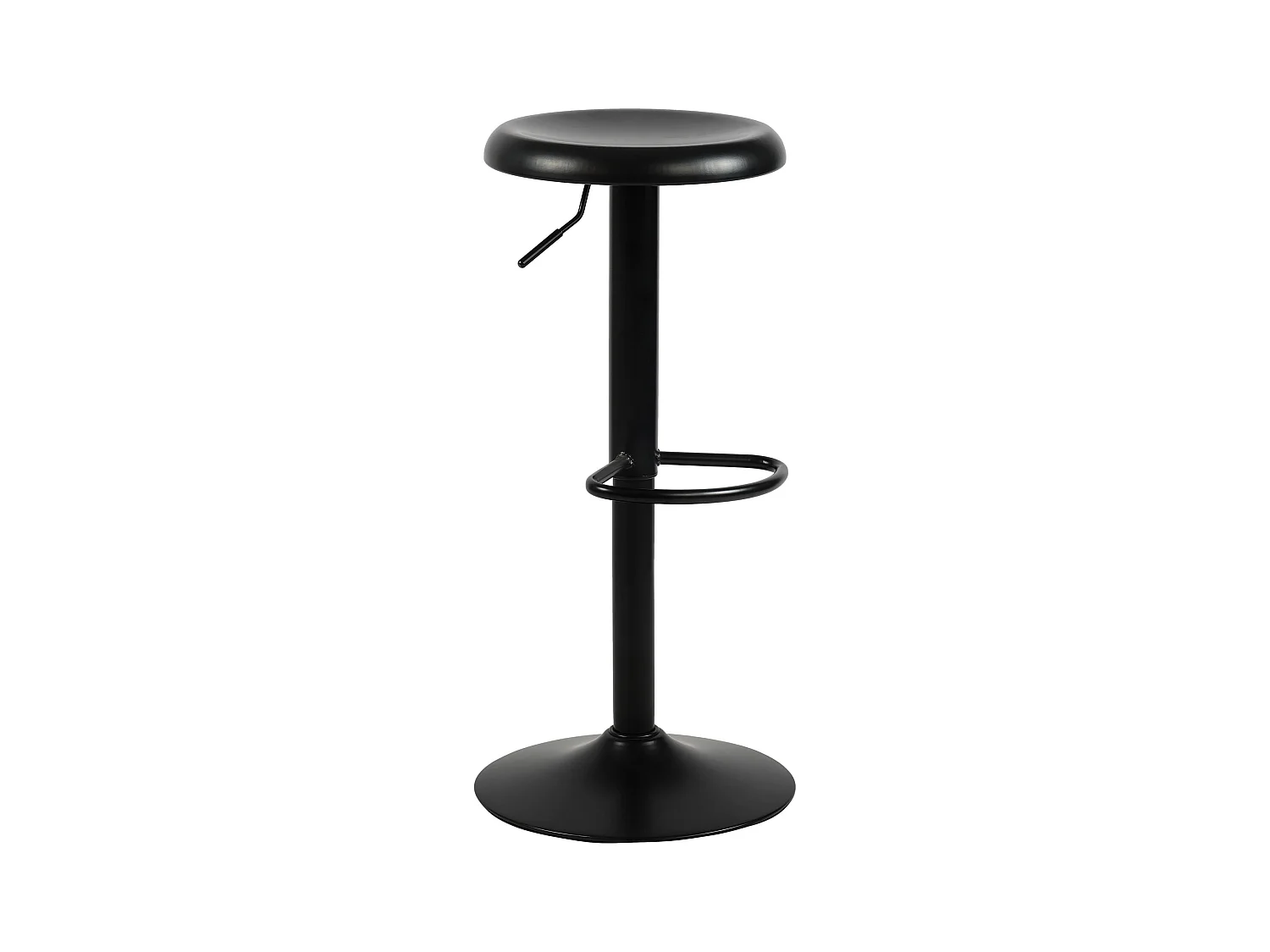 Tabouret de bar - Métal & Chrome - Noir - Williston