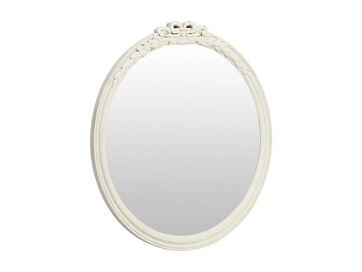 Miroir rond louis xv MDF Blanc - Les Miroirs D'Interior'S Interior's