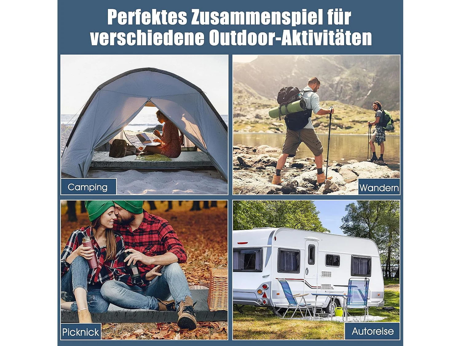 Isomat Camping matras van traagschuim, lichte slaapmat met flanellen overtrek, incl. draagtas, gastenmatras voor reizen, wandelen, 183 x 62,5 x 6,5 cm ZB32940