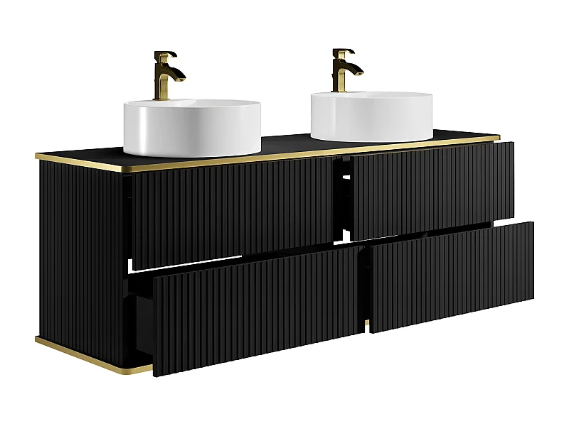 Mueble de baño con doble lavabo