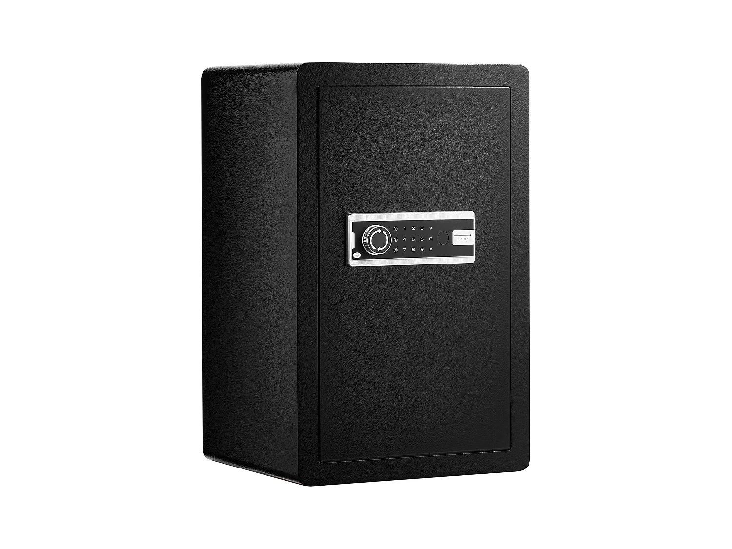 Coffre-Fort SucceBuy Coffre-fort à Porte Simple de 113 L avec Serrure à Clé et Mot de Passe, Lumière LED, Noir