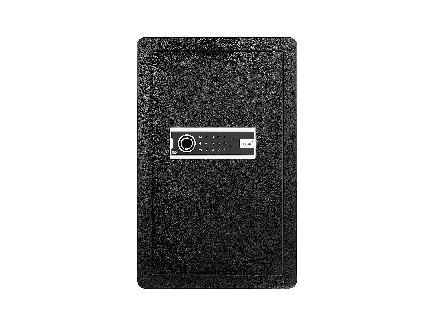 Coffre-Fort SucceBuy Coffre-fort à Porte Simple de 113 L avec Serrure à Clé et Mot de Passe, Lumière LED, Noir