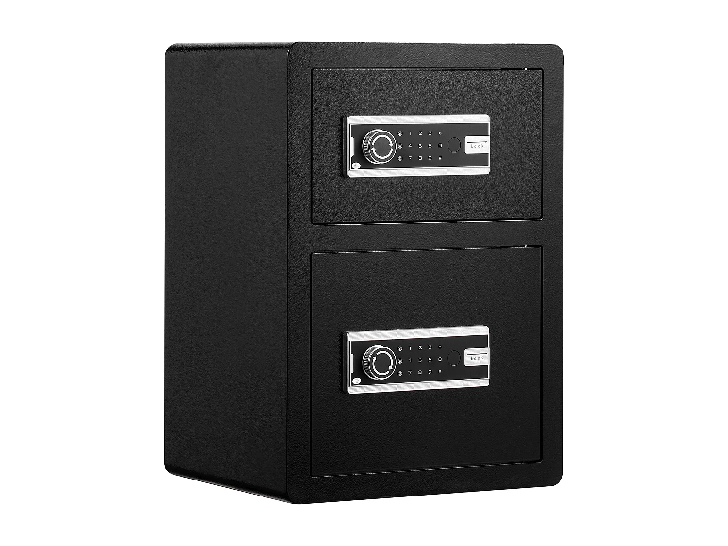 3,5 Stóp Sześciennych Sejf z Podwójnymi Drzwiami i Blokadą Hasła SucceBuy, Czarna Torba Ognioodporna