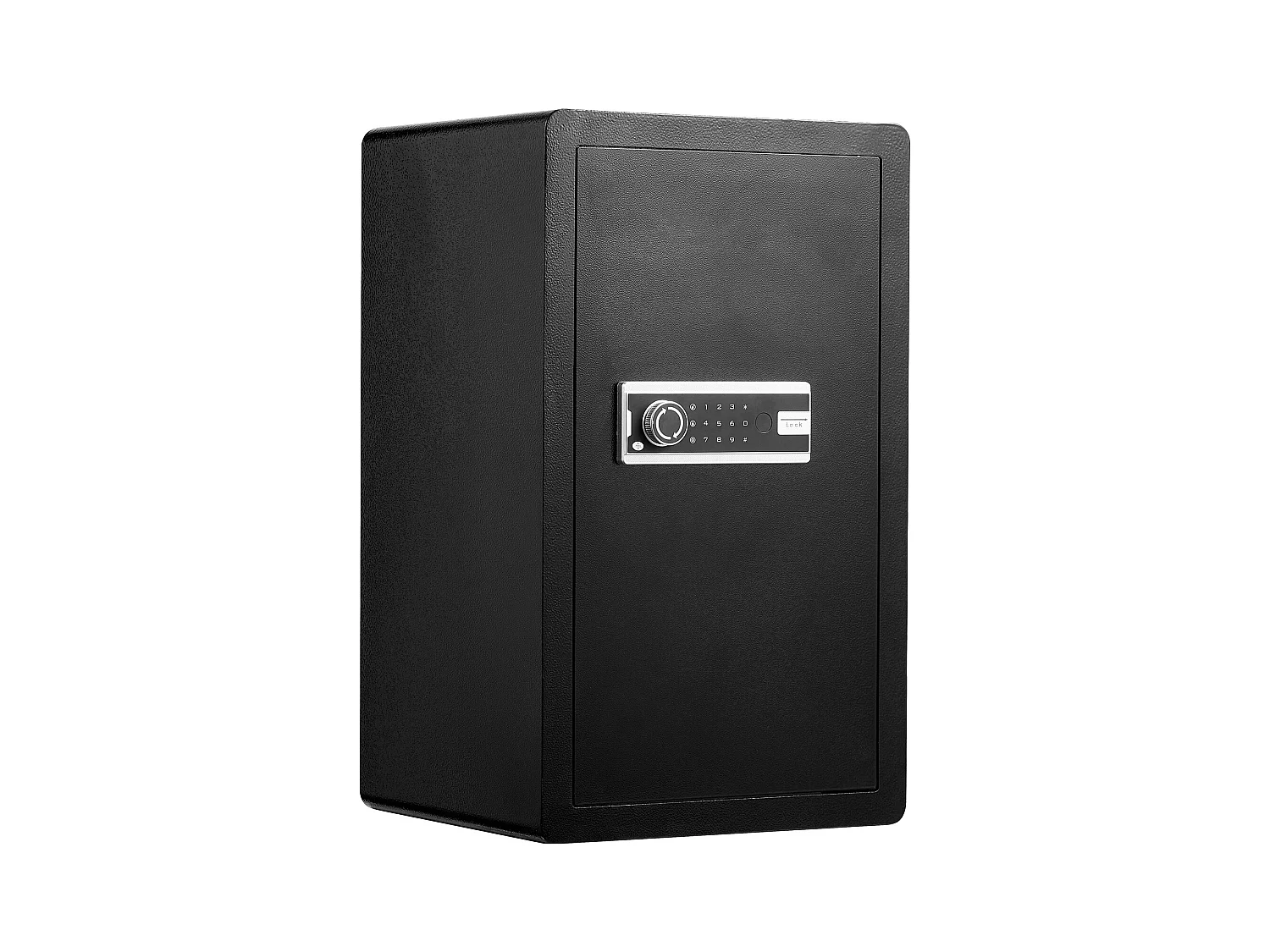 Coffre-Fort SucceBuy Coffre-Fort à Porte Simple de 113 L avec Serrure à Clé et Armoire à Mot de Passe, Noir