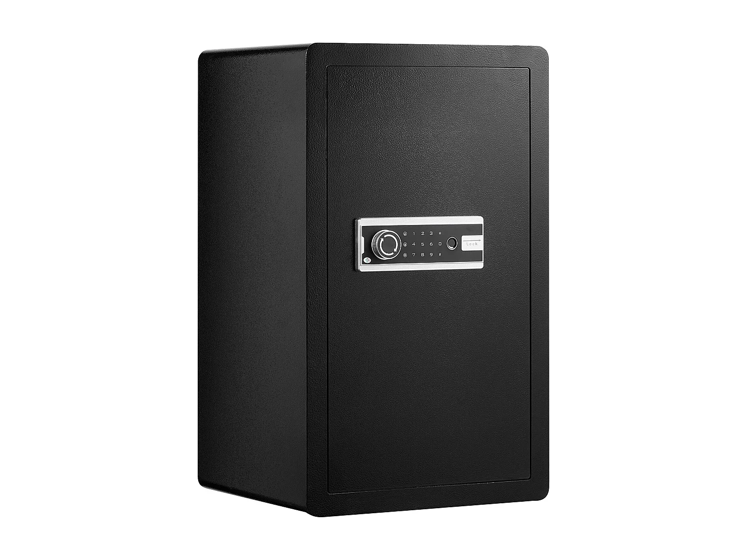 4,0 cu. ft. Enkele deurkluis met sleutel SucceBuy, wachtwoord en vingerafdrukslot, zwart