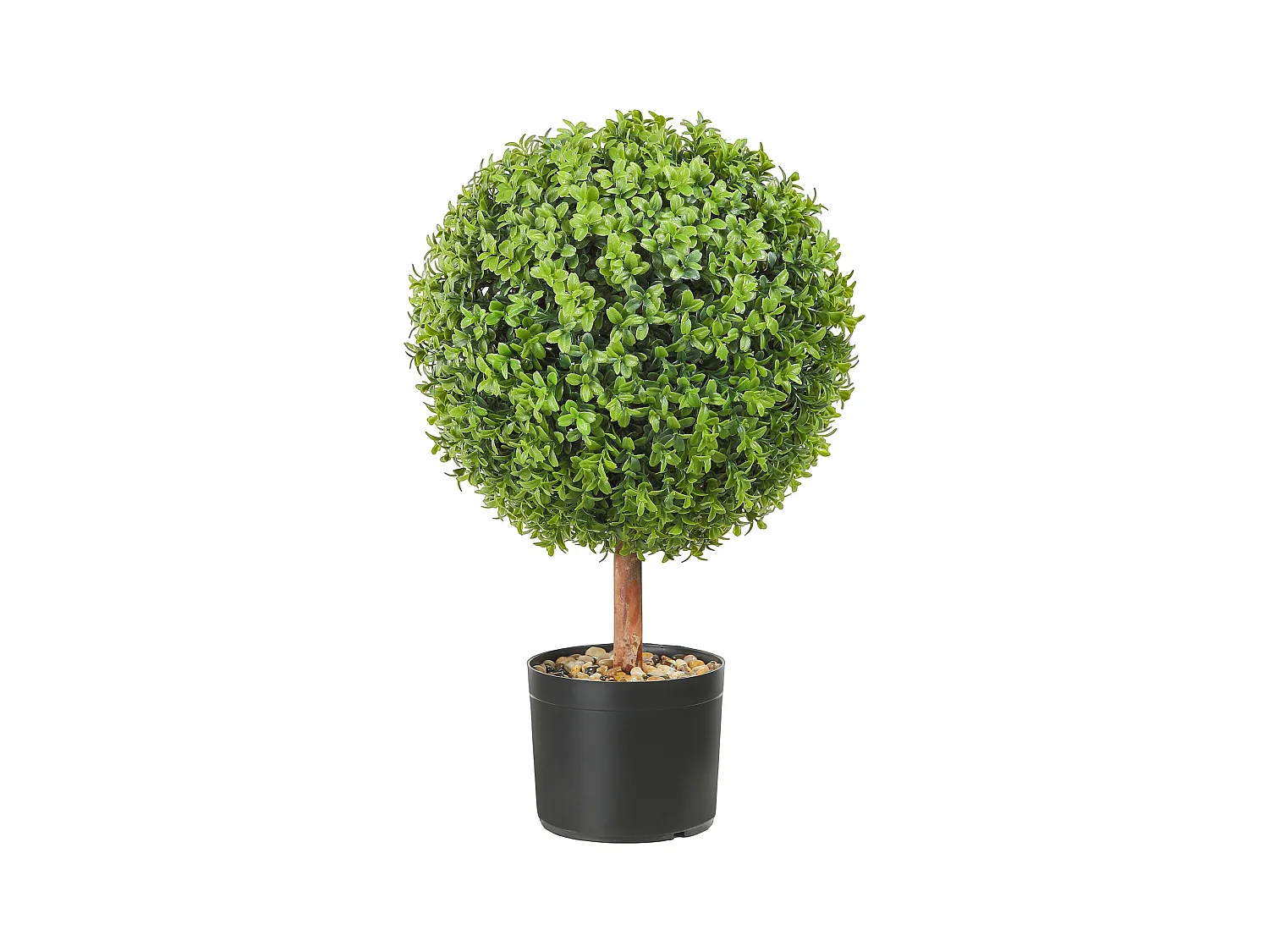 Arbre Artificiel SucceBuy 2' Arbre Topiaire Artificiel Faux Plante Feuilles Remplaçables Home Decor