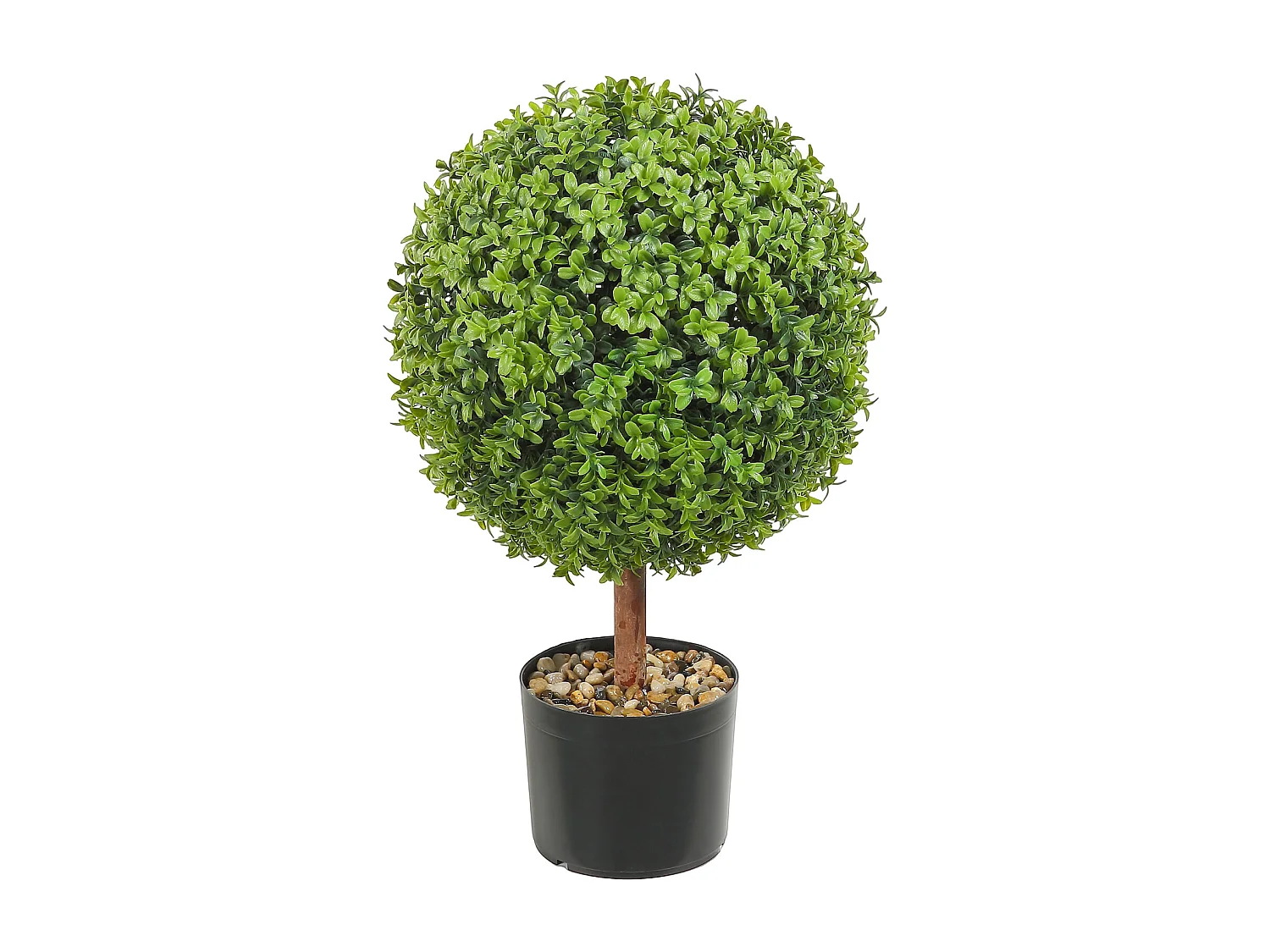 Arbre Artificiel SucceBuy 2' Arbre Topiaire Artificiel Faux Plante Feuilles Remplaçables Home Decor