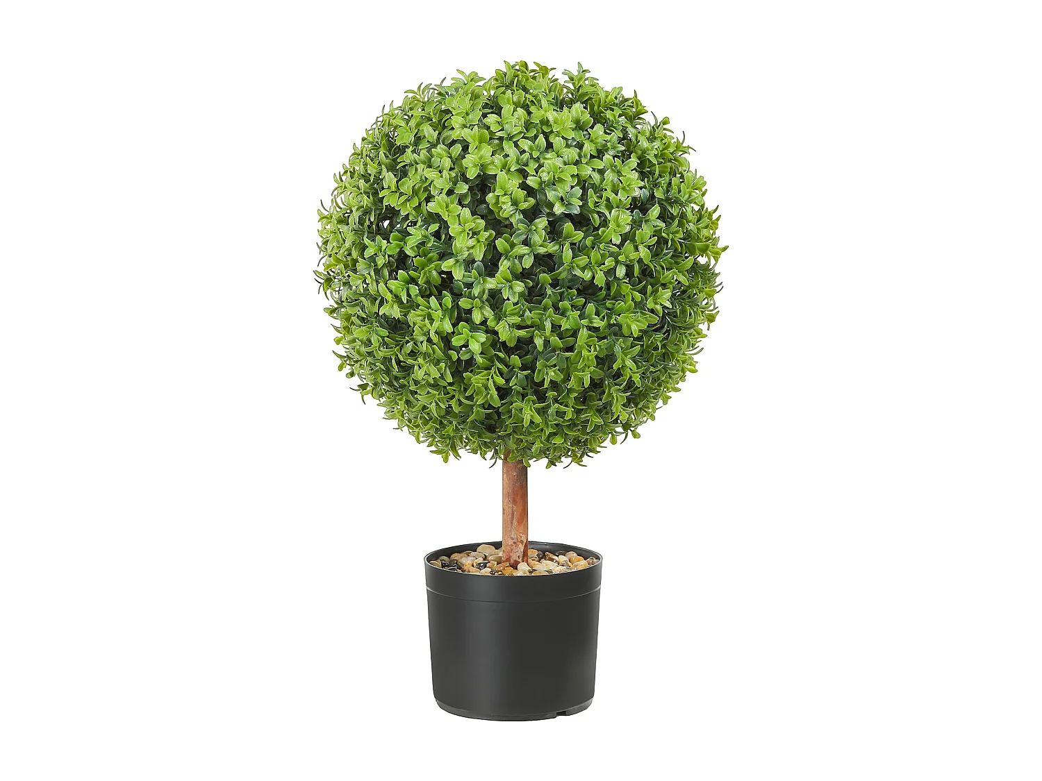 Arbre Artificiel SucceBuy 2' Arbre Topiaire Artificiel Faux Plante Feuilles Remplaçables Home Decor