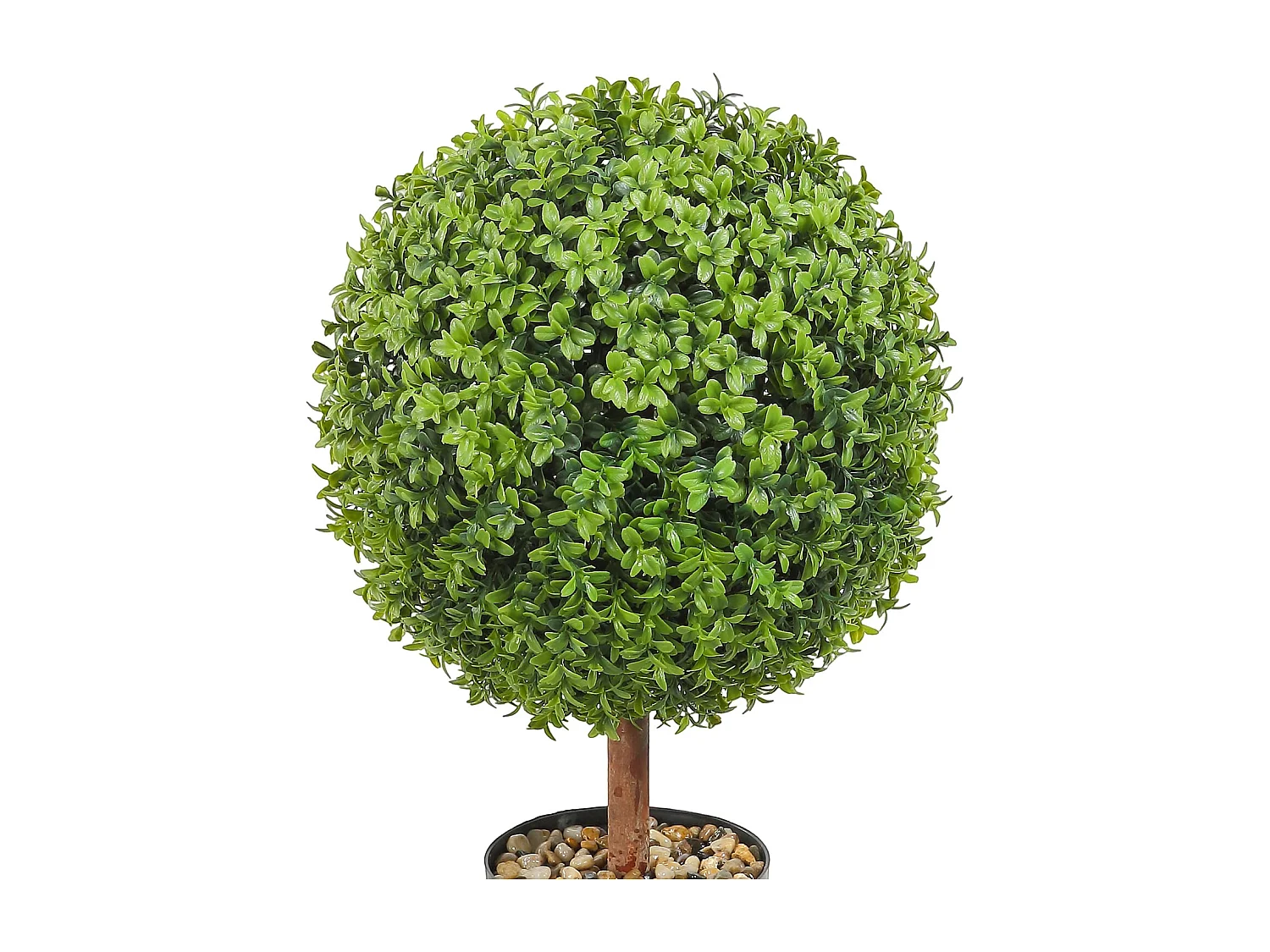 Arbre Artificiel SucceBuy 2' Arbre Topiaire Artificiel Faux Plante Feuilles Remplaçables Home Decor