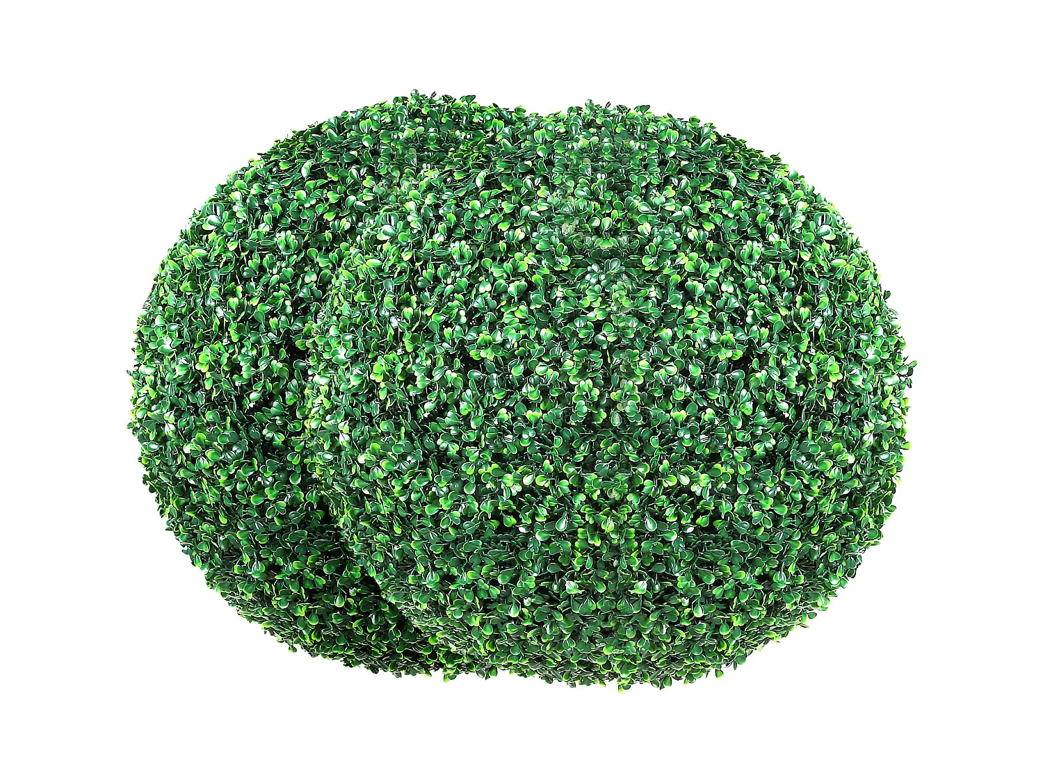 Arbre Artificiel SucceBuy Boule de Verdure Artificielle Topiaire de 20 Po, Fausses Plantes pour Décoration Intérieure/Extérieure
