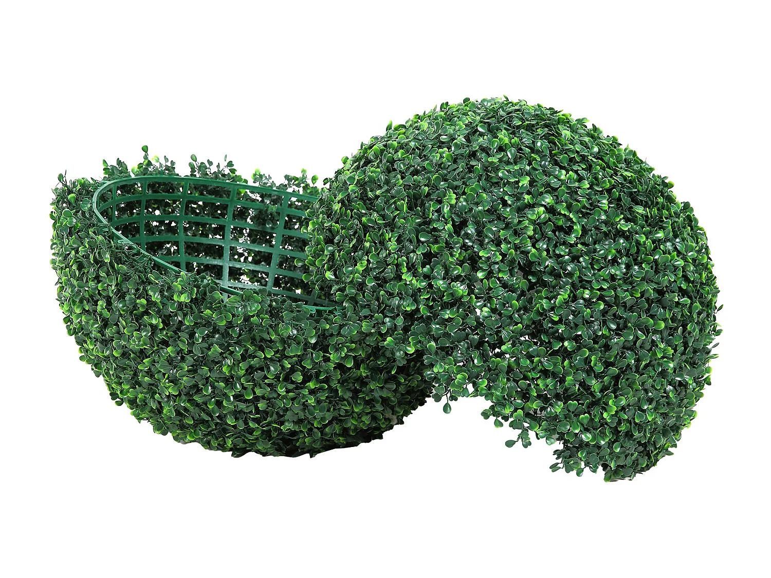 Arbre Artificiel SucceBuy Boule de Verdure Artificielle Topiaire de 20 Po, Fausses Plantes pour Décoration Intérieure/Extérieure