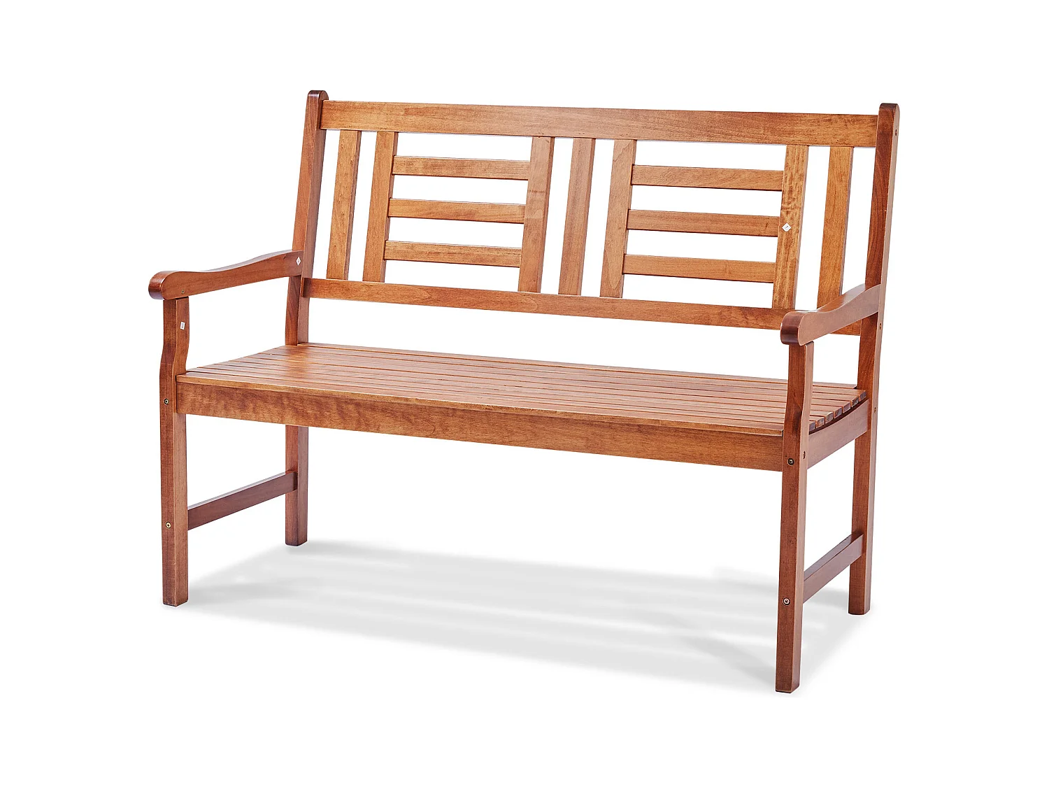 122 cm Houten Tuinbank SucceBuy, 700 lbs, Terraszitplaats Voor Tuin en Veranda