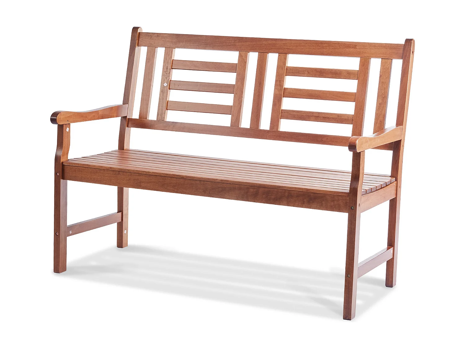 122 cm Wooden Garden Bench SucceBuy, 700 lbs, Outdoor Patio Seating for Yard & Porch