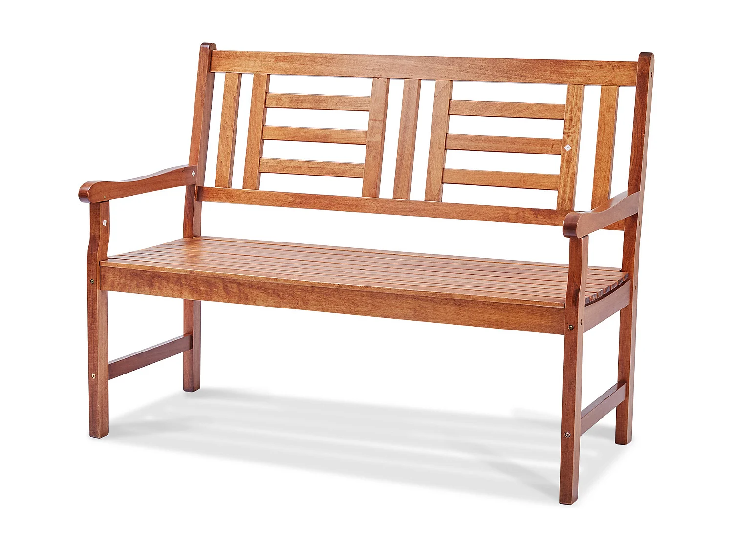 122 cm Wooden Garden Bench SucceBuy, 700 lbs, Outdoor Patio Seating for Yard & Porch
