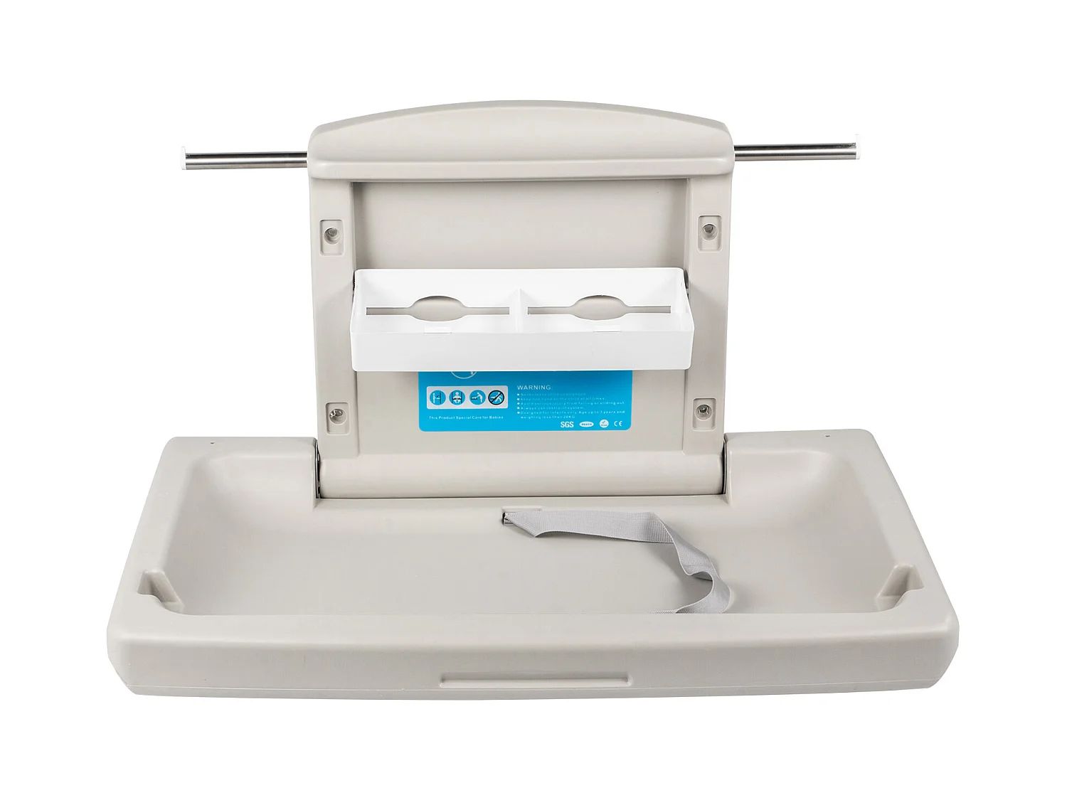 Fasciatoio Pieghevole da Parete, SucceBuy Commercial Grey Fasciatoio da Parete