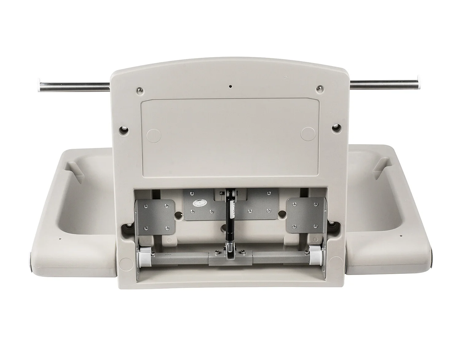 Wandmontierter, Klappbarer Wickeltisch, SucceBuy Commercial Grey Wandmontierter Wickeltisch