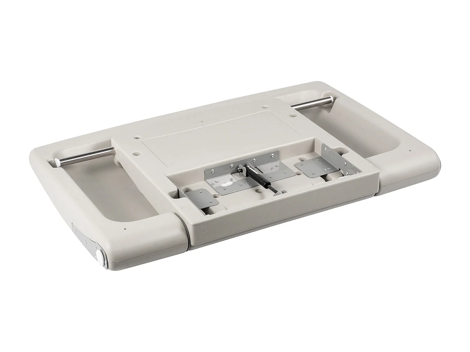 Wandmontierter, Klappbarer Wickeltisch, SucceBuy Commercial Grey Wandmontierter Wickeltisch