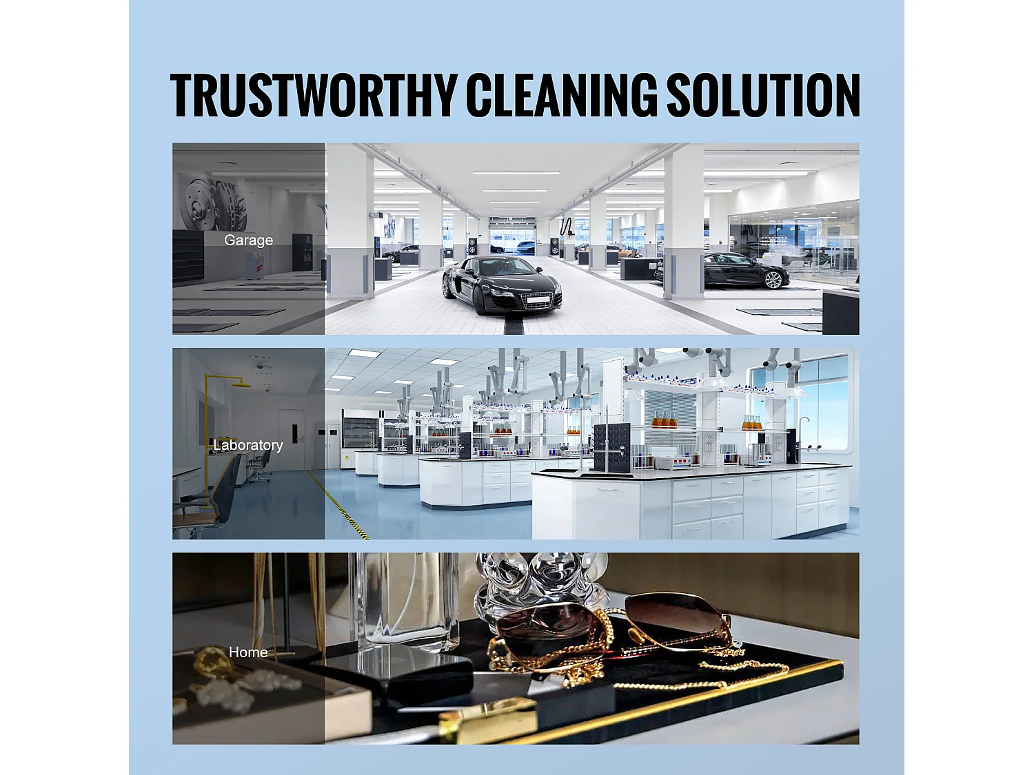 Nettoyeur à Ultrasons SucceBuy 6L avec Minuterie et Chauffage, Nettoyeur Numérique en Acier Inoxydable