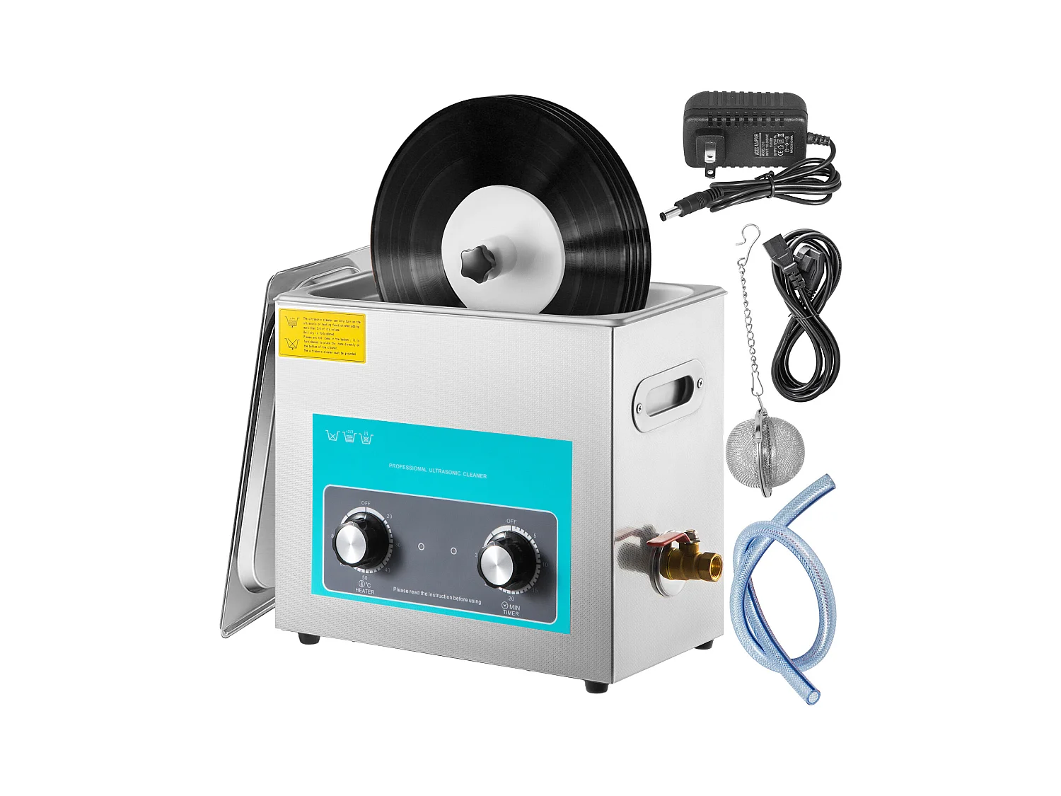 Nettoyeur à Ultrasons SucceBuy Nettoyeur à Ultrasons Numérique 6L Bouton de Commande