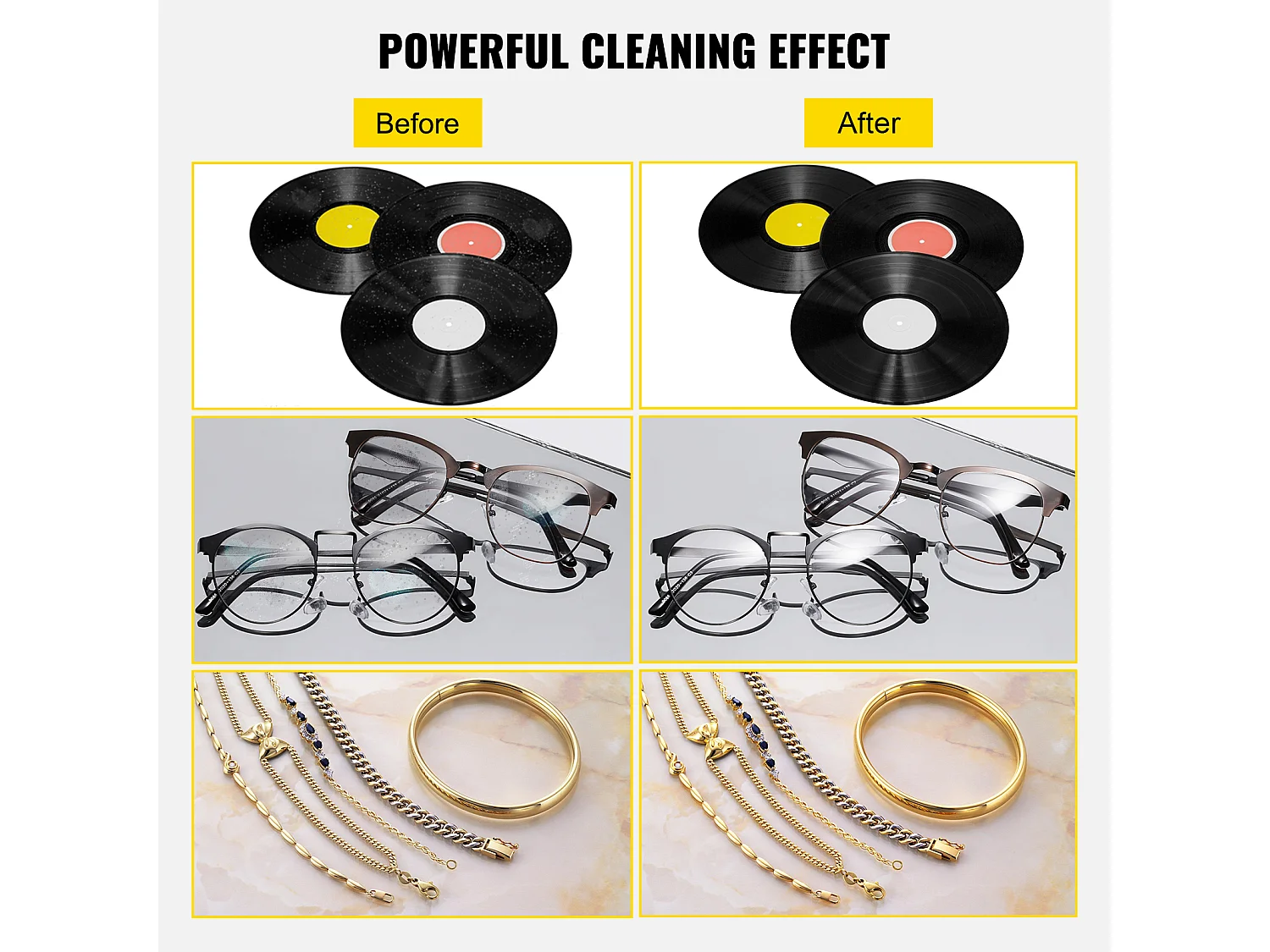 Nettoyeur à Ultrasons SucceBuy Nettoyeur à Ultrasons Numérique 6L Bouton de Commande