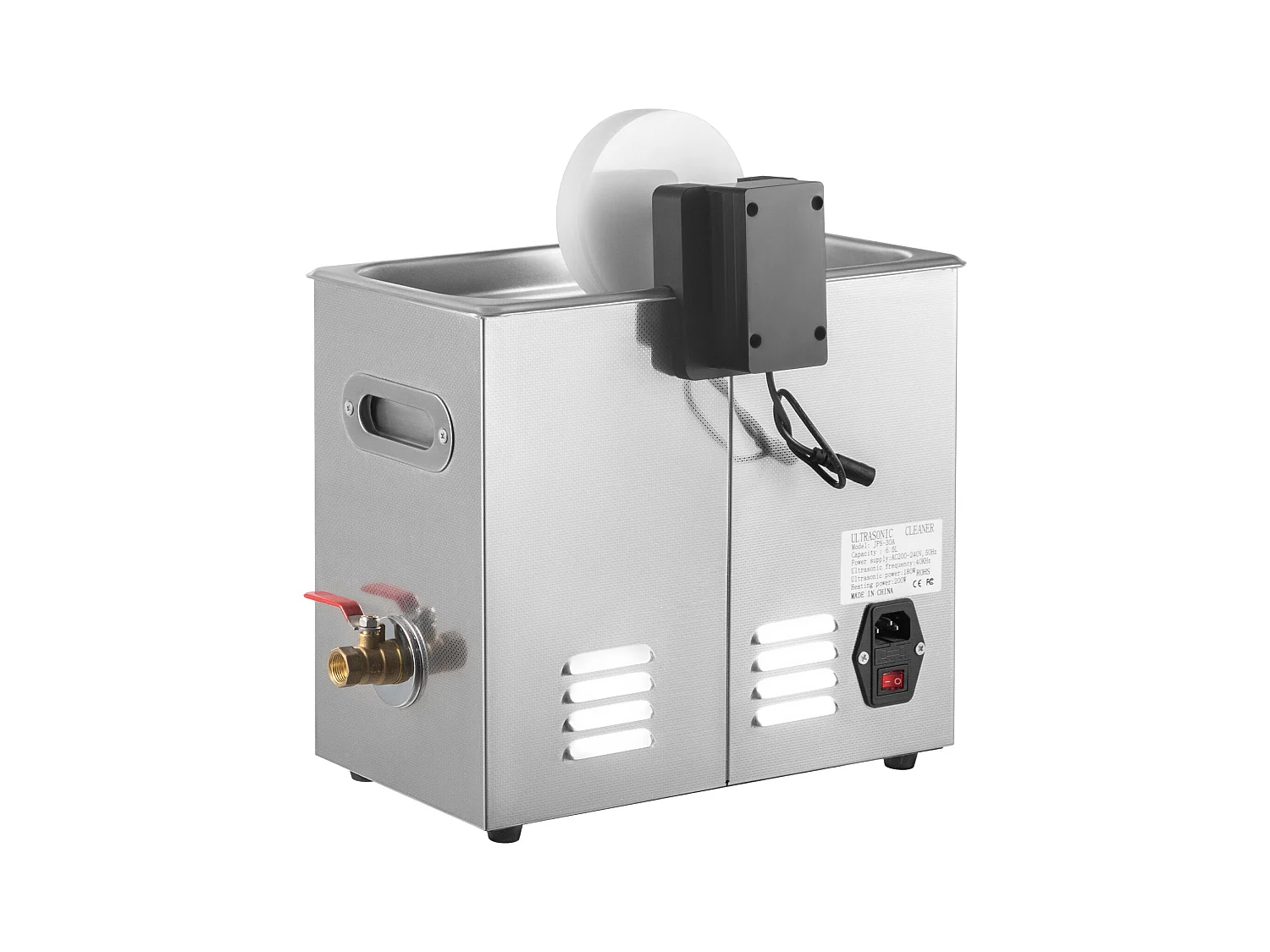 Nettoyeur à Ultrasons SucceBuy Nettoyeur à Ultrasons Numérique 6L Bouton de Commande