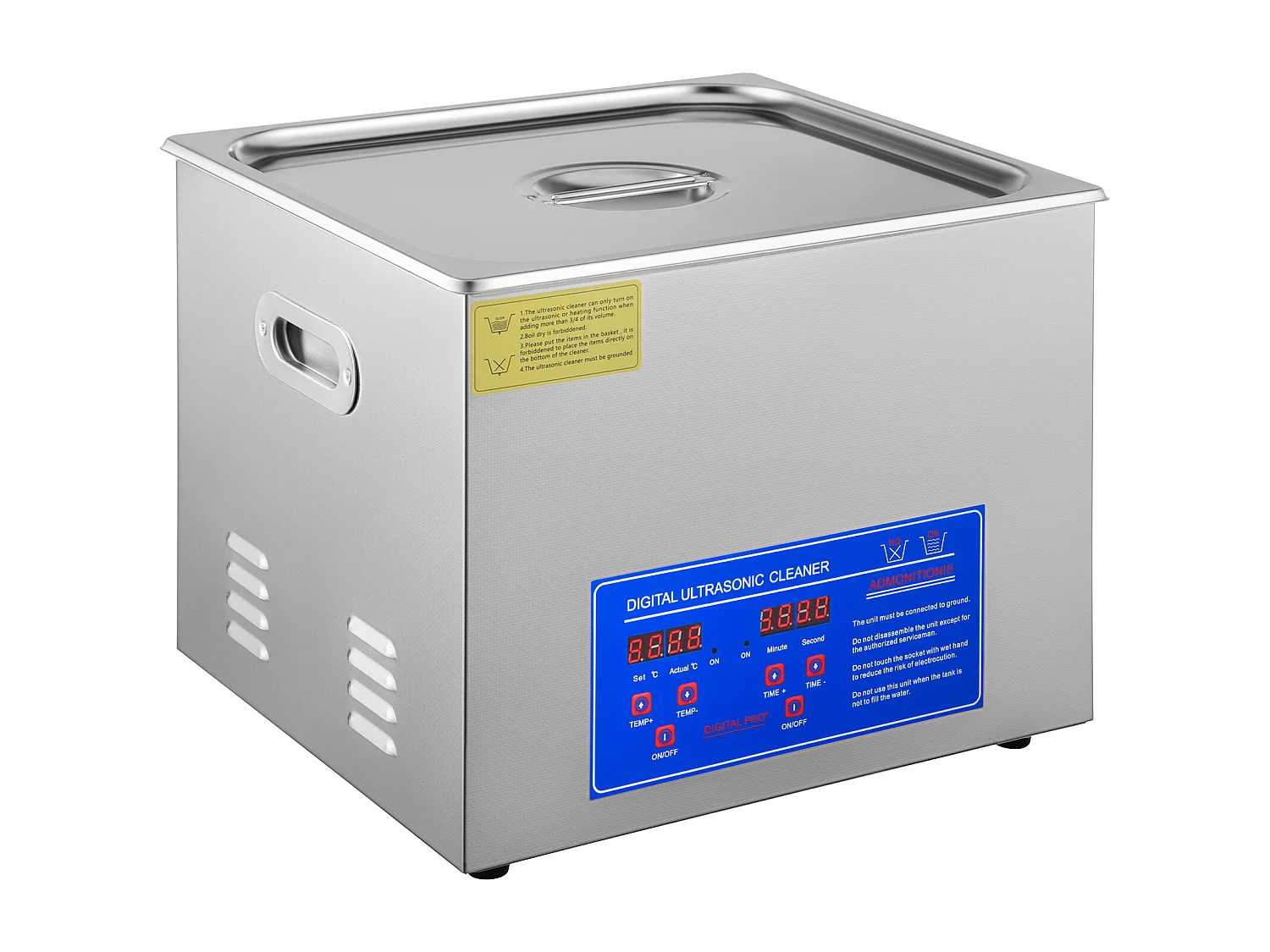 Nettoyeur Ultrasonique SucceBuy Nettoyeur Ultrasonique Numérique 15L, 360W, Acier Inoxydable, Minuterie de Chauffage