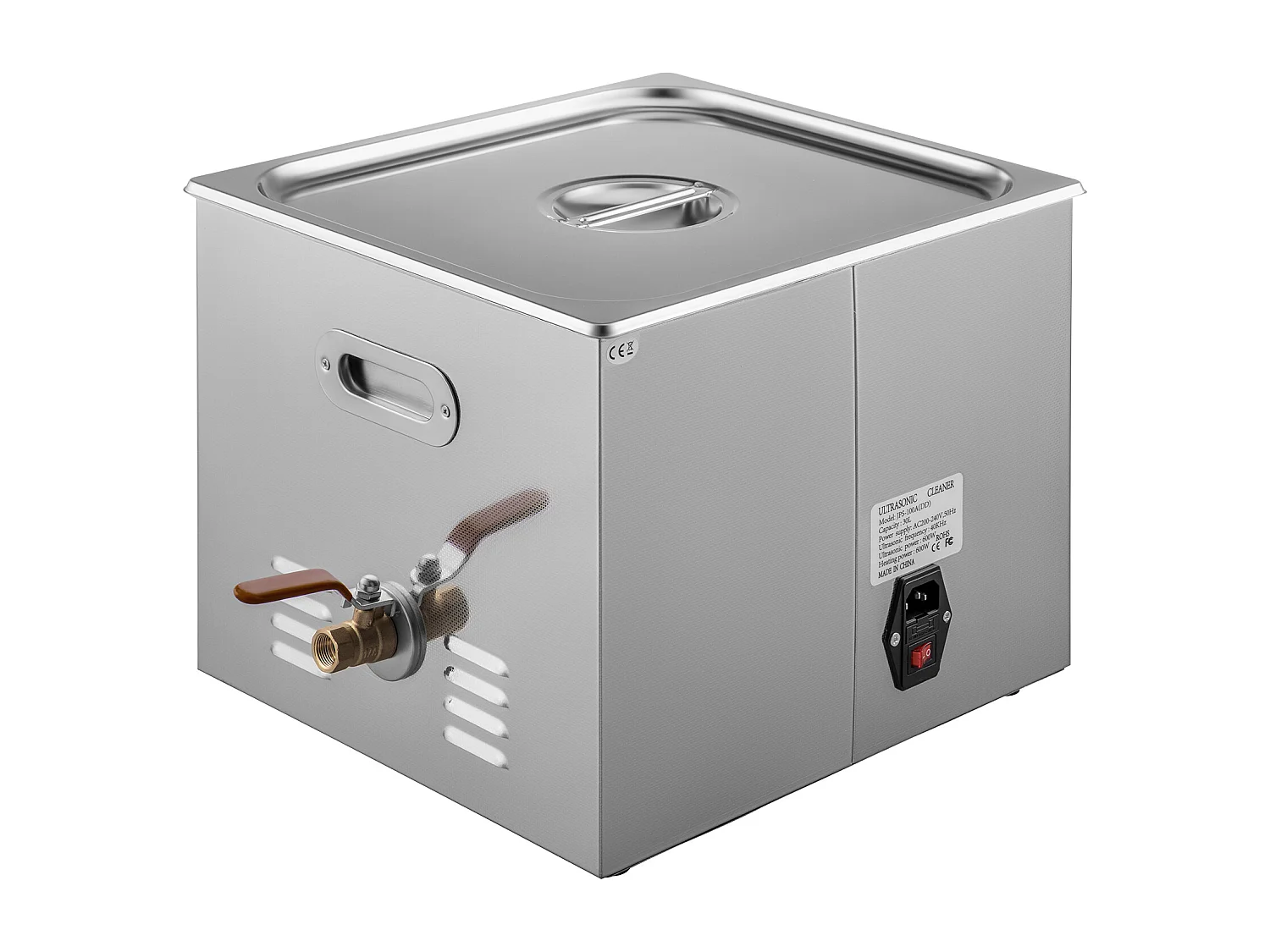 Nettoyeur Ultrasonique SucceBuy Nettoyeur Ultrasonique Numérique 15L, 360W, Acier Inoxydable, Minuterie de Chauffage