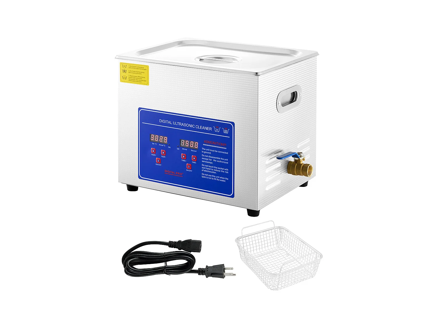Ultraschallreiniger SucceBuy 9,5L Professional Ultraschall Sauberer, Digital Witz und Heizung, Edelstahl
