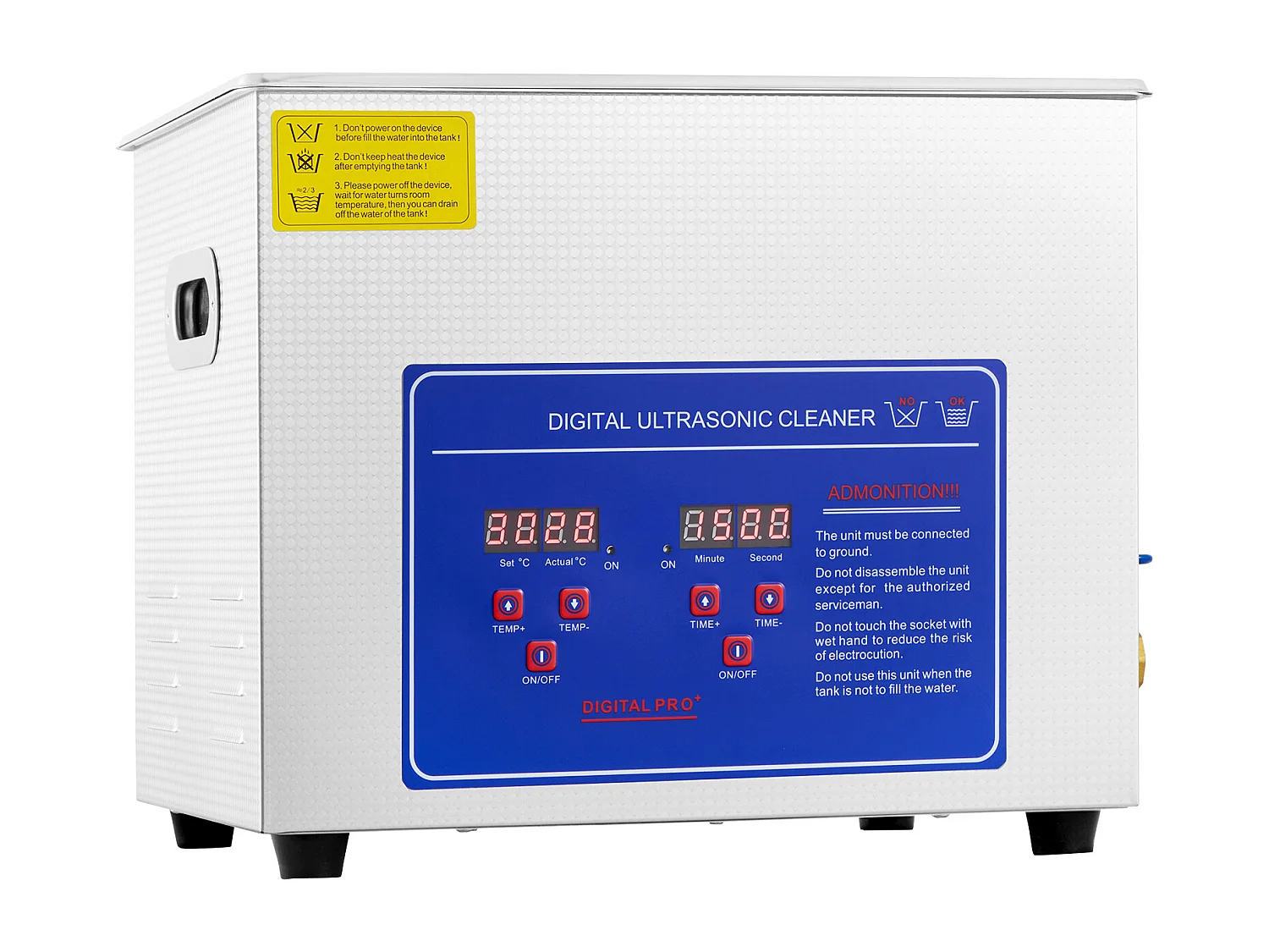 Ultraschallreiniger SucceBuy 9,5L Professional Ultraschall Sauberer, Digital Witz und Heizung, Edelstahl