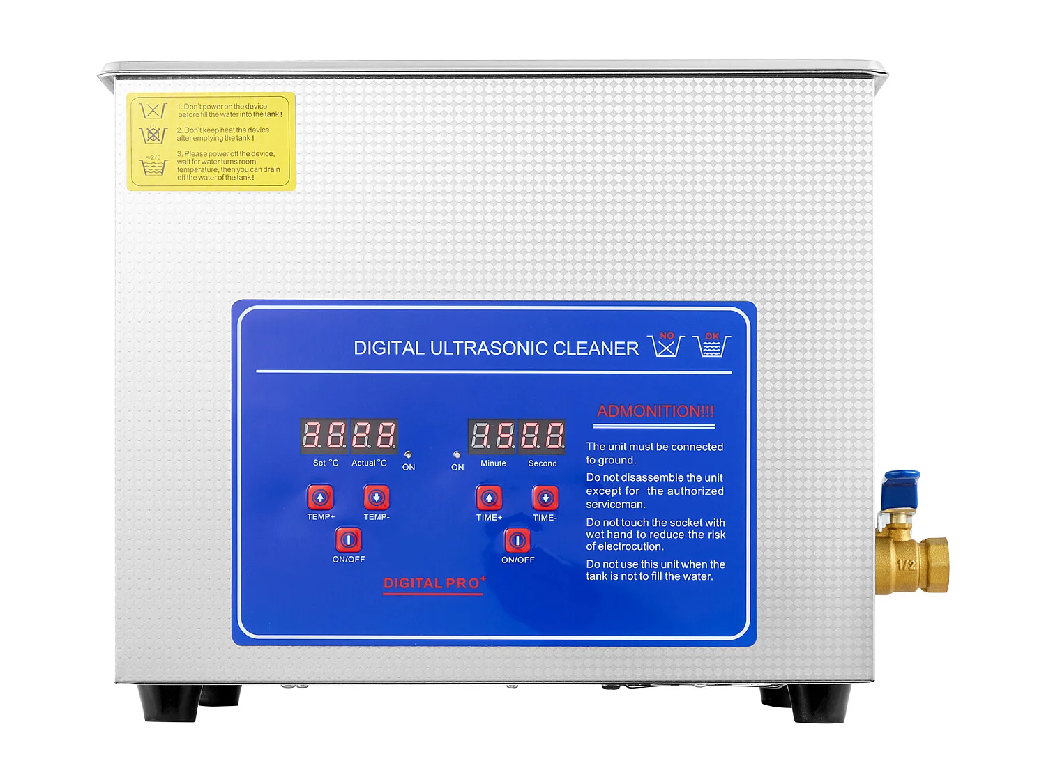 Ultraschallreiniger SucceBuy 9,5L Professional Ultraschall Sauberer, Digital Witz und Heizung, Edelstahl