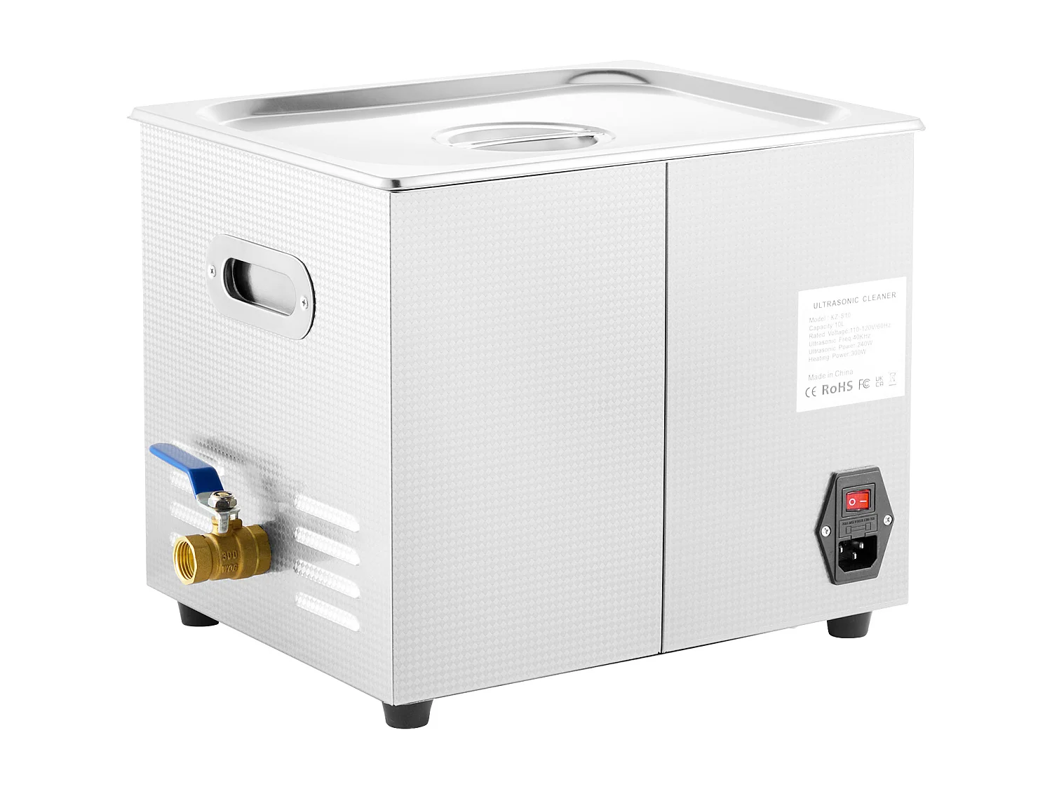 Ultraschallreiniger SucceBuy 9,5L Professional Ultraschall Sauberer, Digital Witz und Heizung, Edelstahl