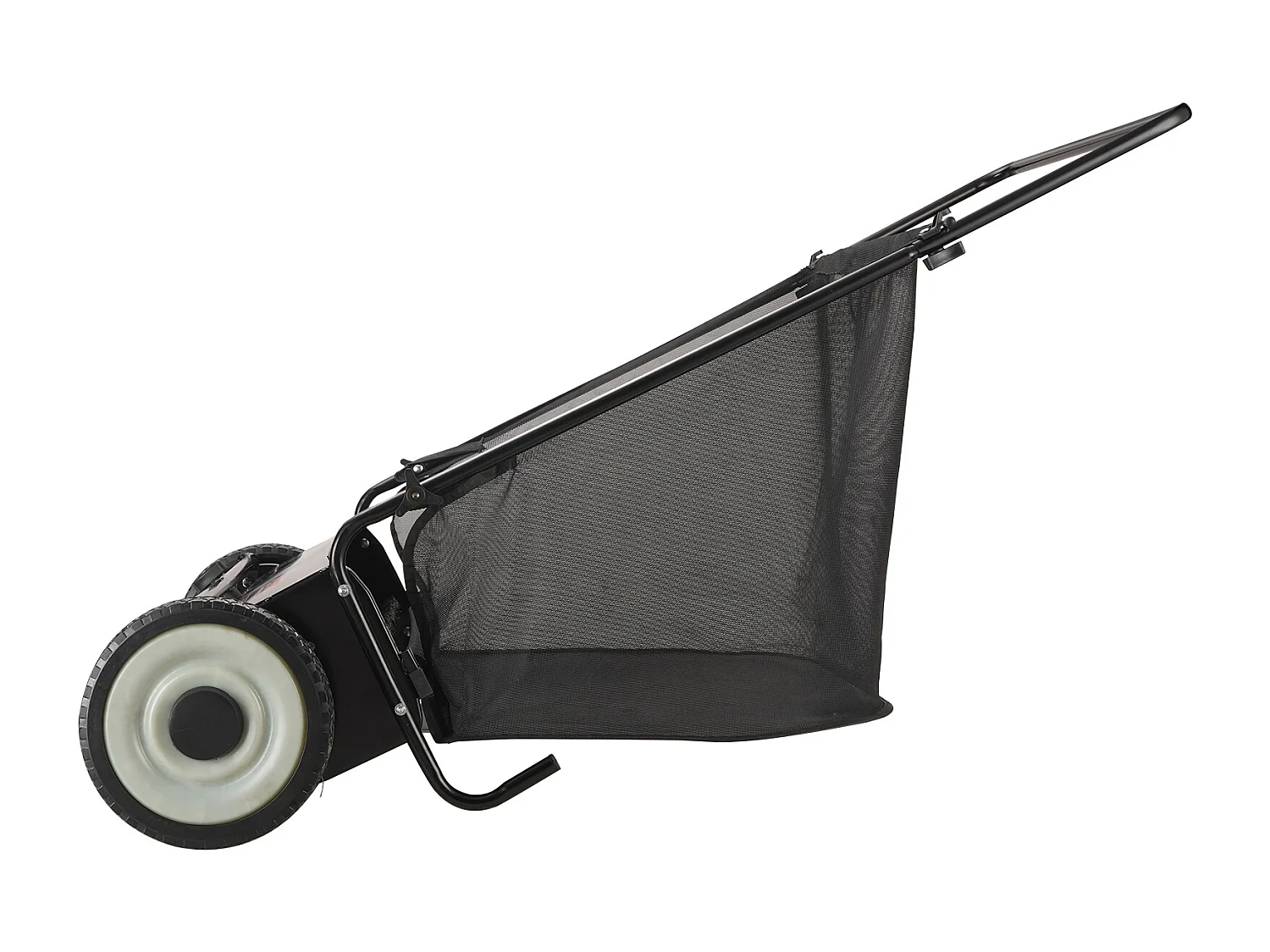 Balayeuse à Gazon SucceBuy de 26 Po, Ramasseur de Feuilles et D'herbe à Pousser, Capacité de 7 Pi3