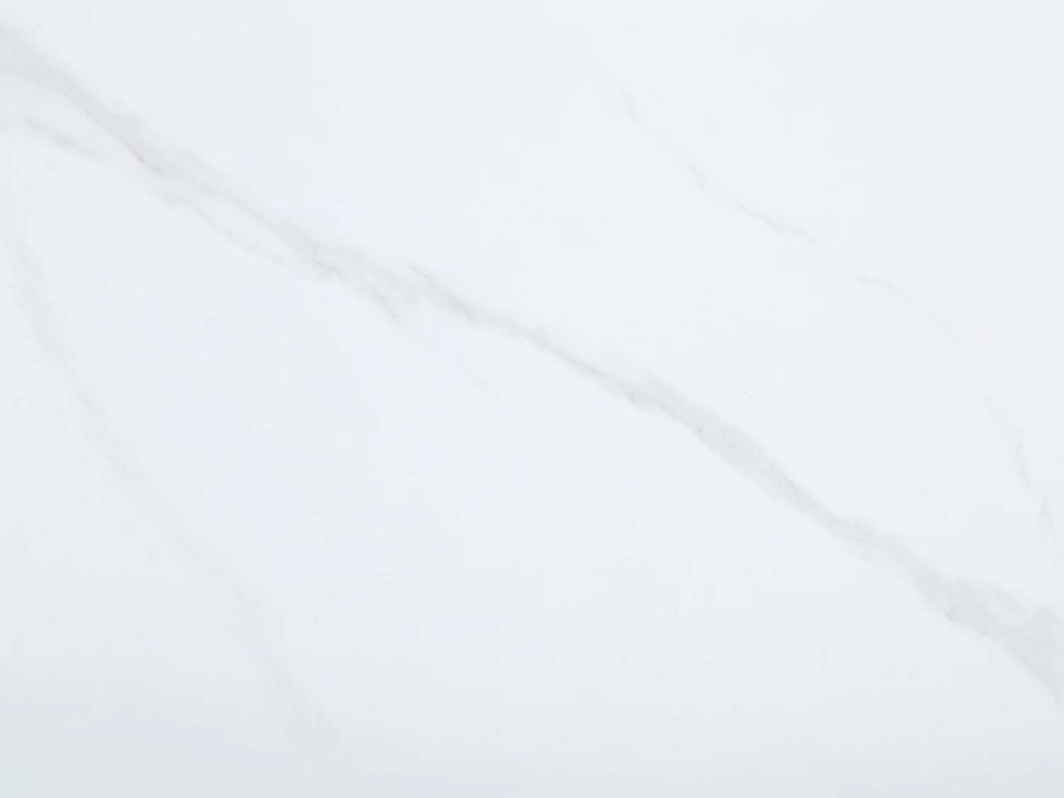 Table basse en céramique et placage chêne - Effet marbre blanc et naturel clair - ANTELADA