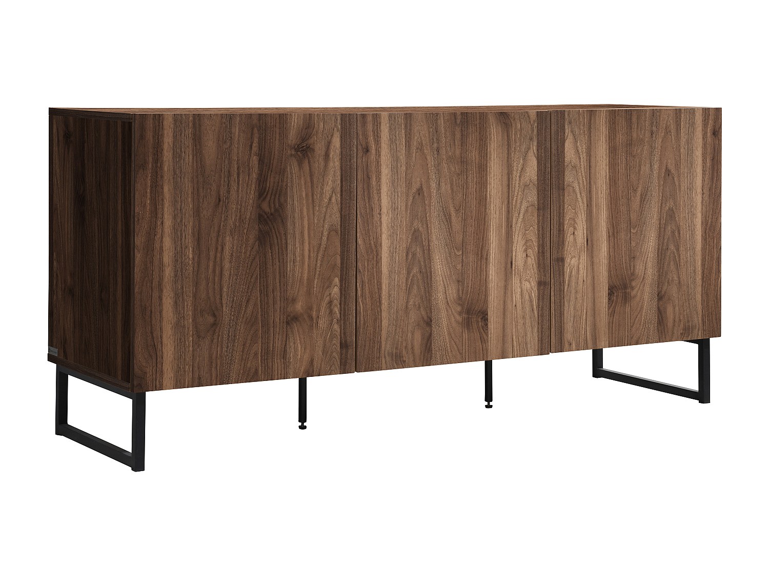 Sideboard mit 3 Türen - Dunkel Natur - CEVANIA günstig online kaufen